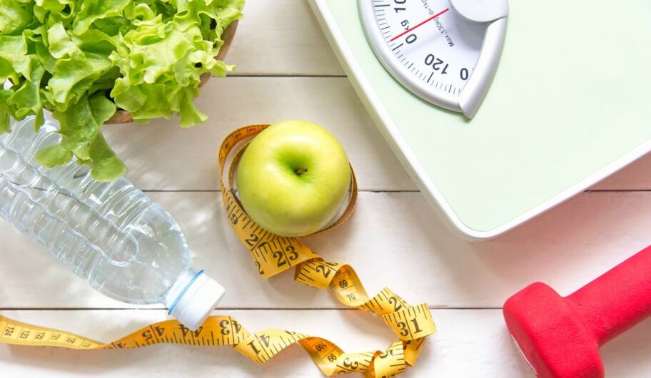 Loss of weight on protein nutrition